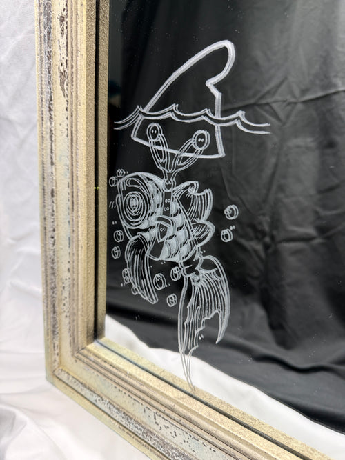 Bigger Fish — Etched Mirror