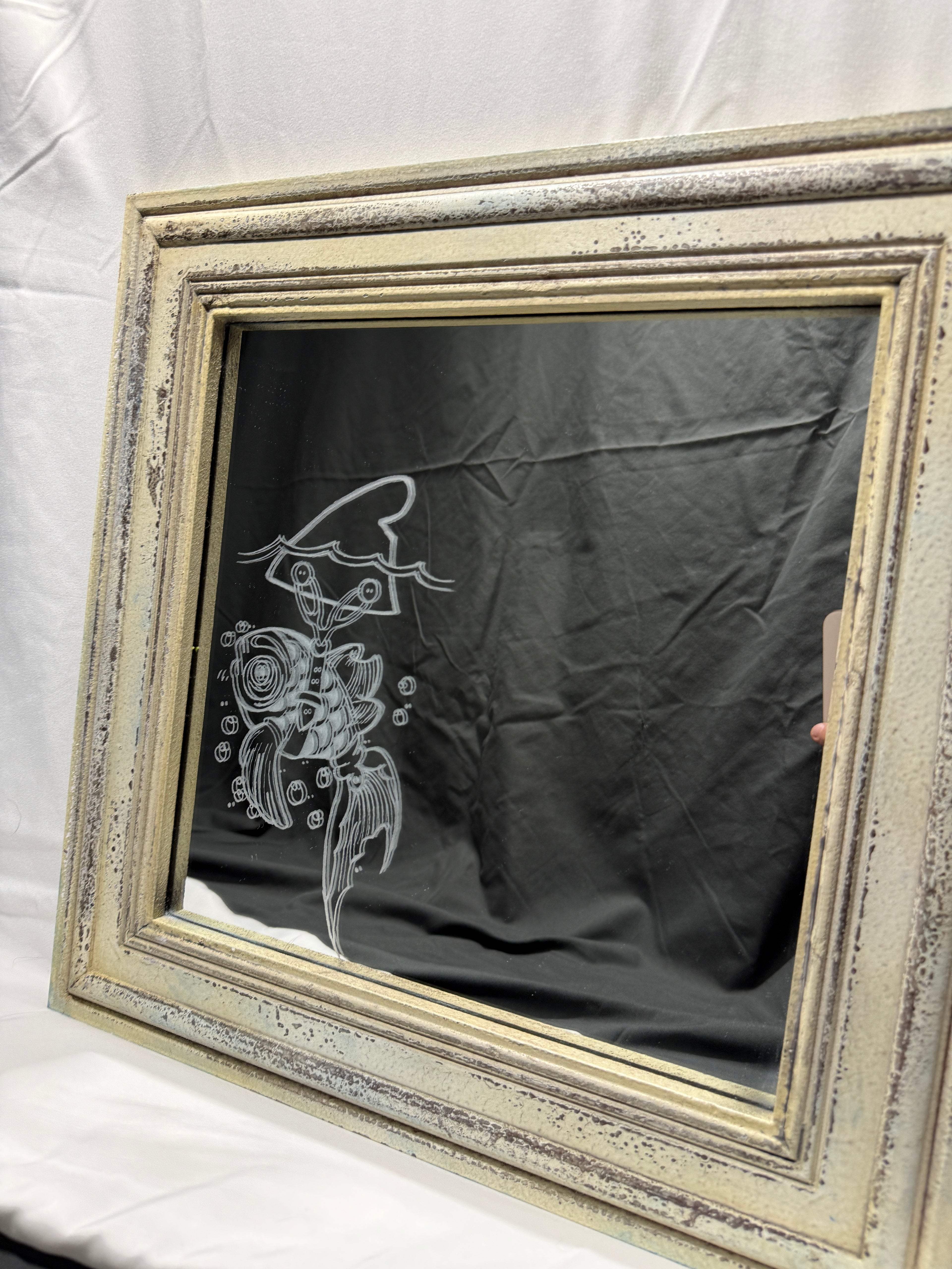 Bigger Fish — Etched Mirror