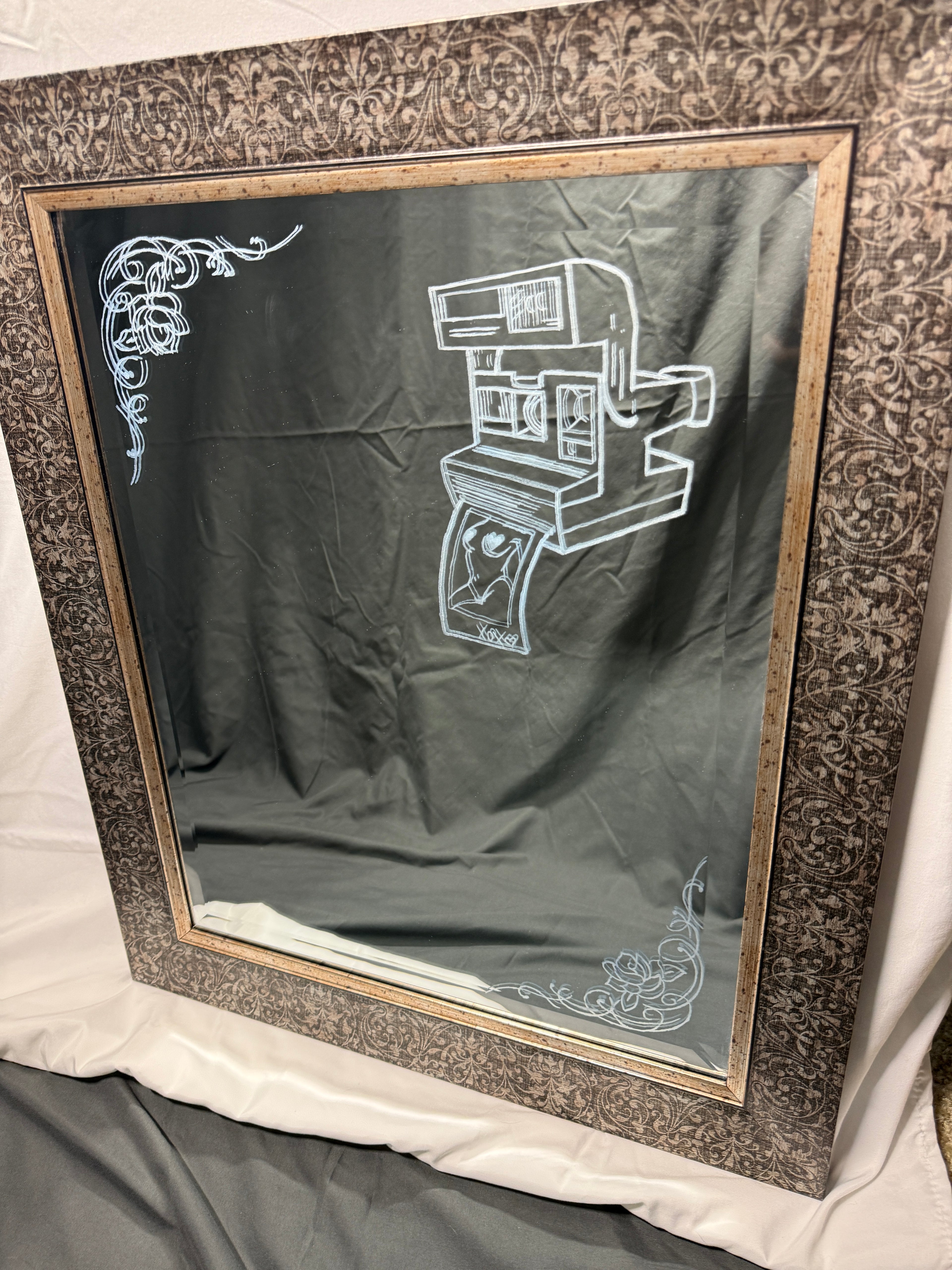 Polaroid XoXo — Etched Mirror